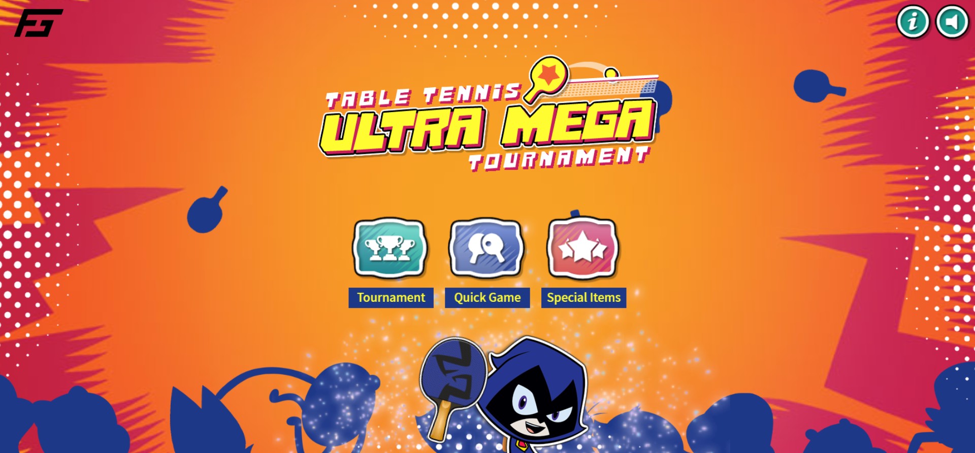 Table Tennis Ultra Mega Tournament - The Powerpuff Girls Ping Pong: Rising Stars Adventure