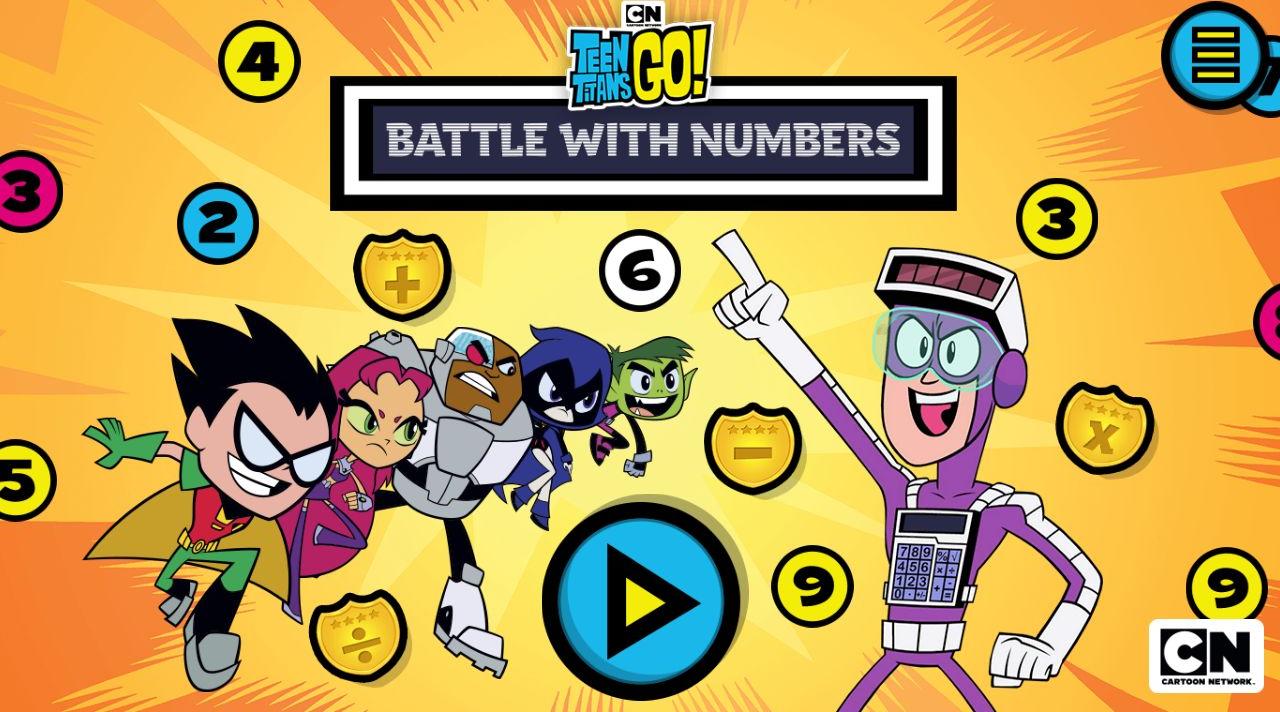 Teen Titans Go Battle With Numbers - Math Adventure: Pro Gaming Chronicles