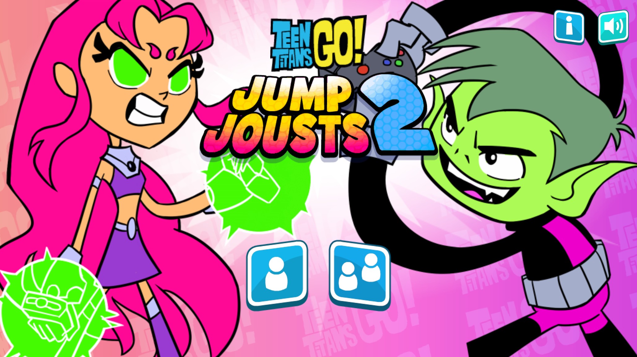 Teen Titans Go Jump Joust 2 - Online Fighting: The Great Hero Odyssey