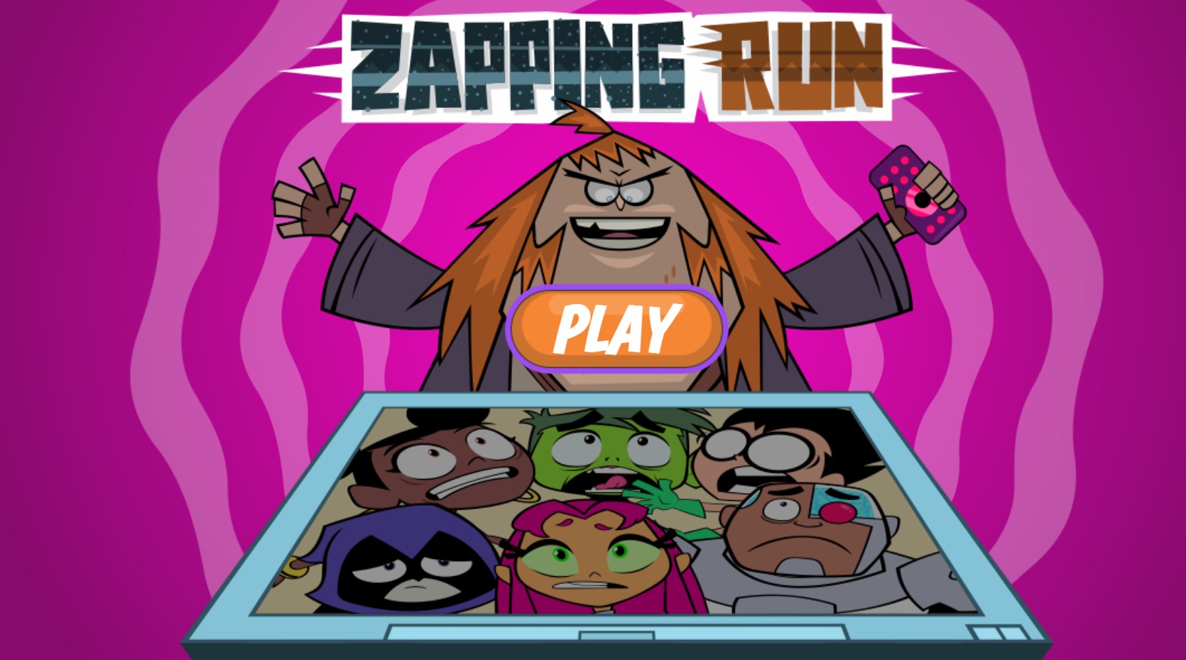 Teen Titans Go Zapping Run - Play Free Cartoon Network Adventure: Super Charged Edition