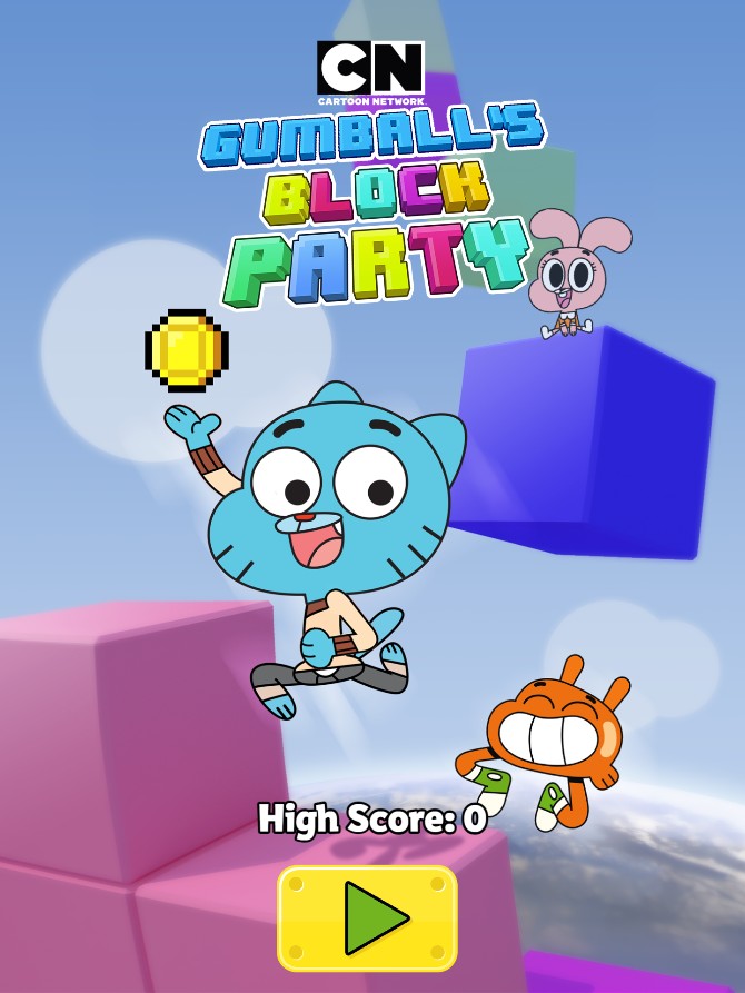 The Amazing World of Gumball Block Party - Online Arcade: Evolution & Discovery