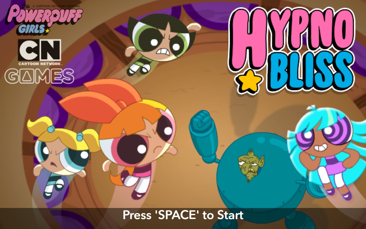 The Powerpuff Girls Hypno Bliss - Cartoon Network Action: Rising Stars Adventure