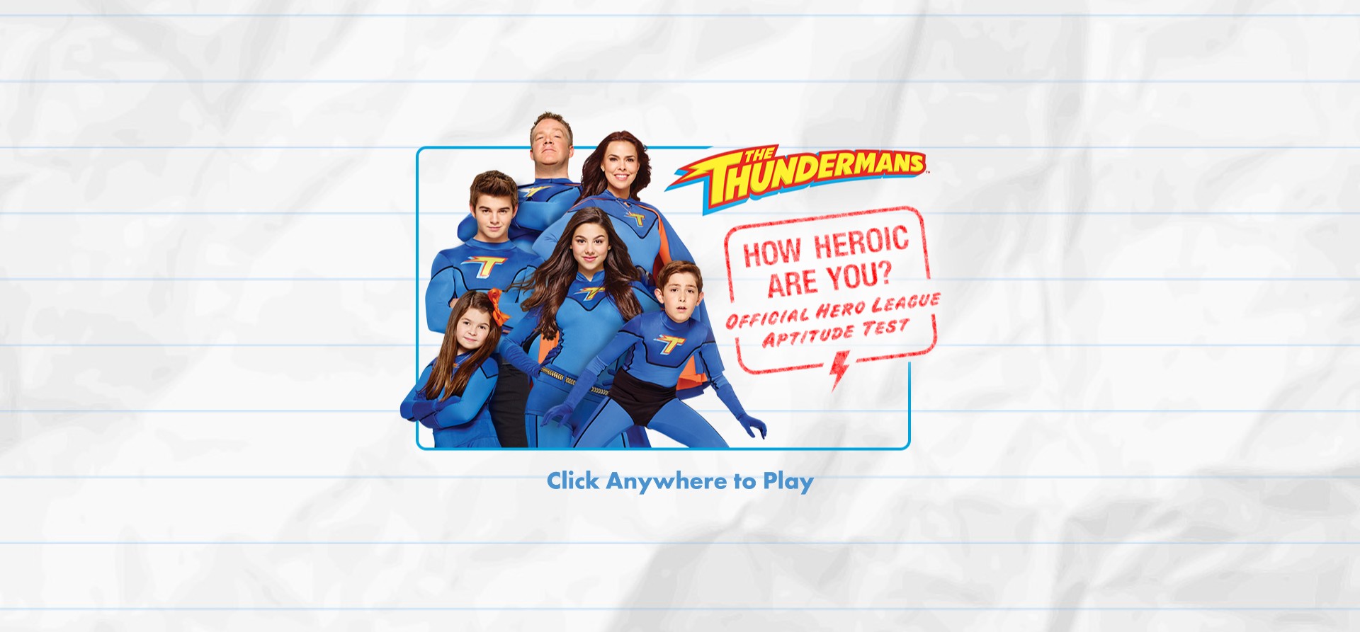 The Thundermans How Heroic Are You - Official Hero League Aptitude Test: Premium Arcade Edition