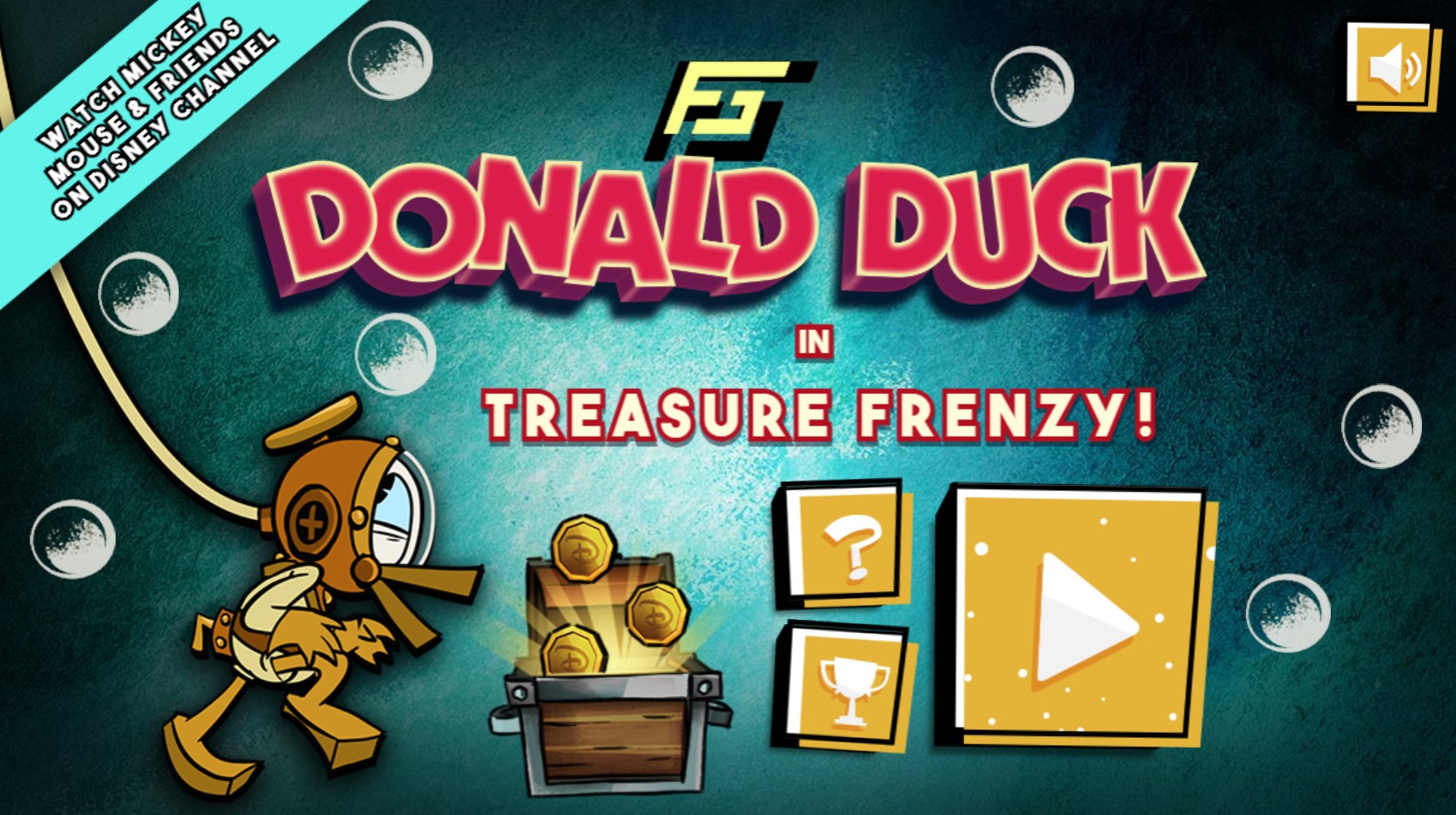 Donald Duck Treasure Frenzy - Underwater Disney Adventure: Elite Master Edition