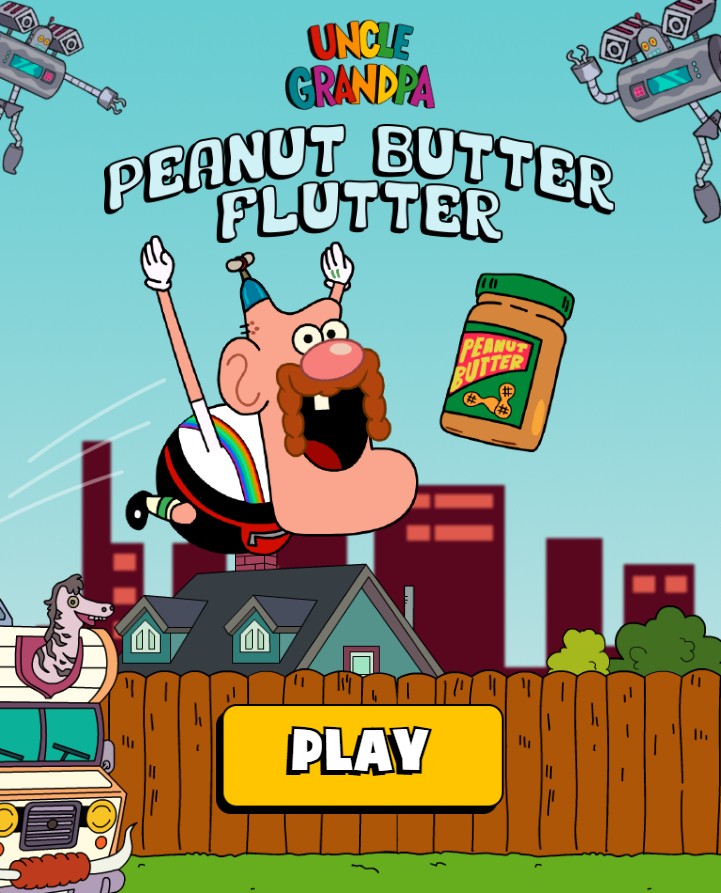 Uncle Grandpa Peanut Butter Flutter - Cartoon Network: Evolution & Discovery