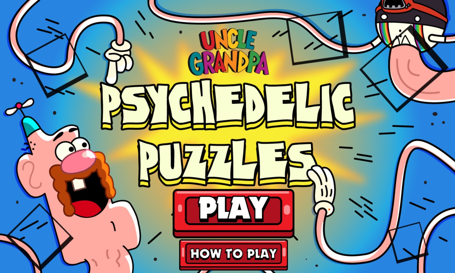 Uncle Grandpa Psychedelic Puzzles - Play Online Cartoon Network: Rising Stars Adventure