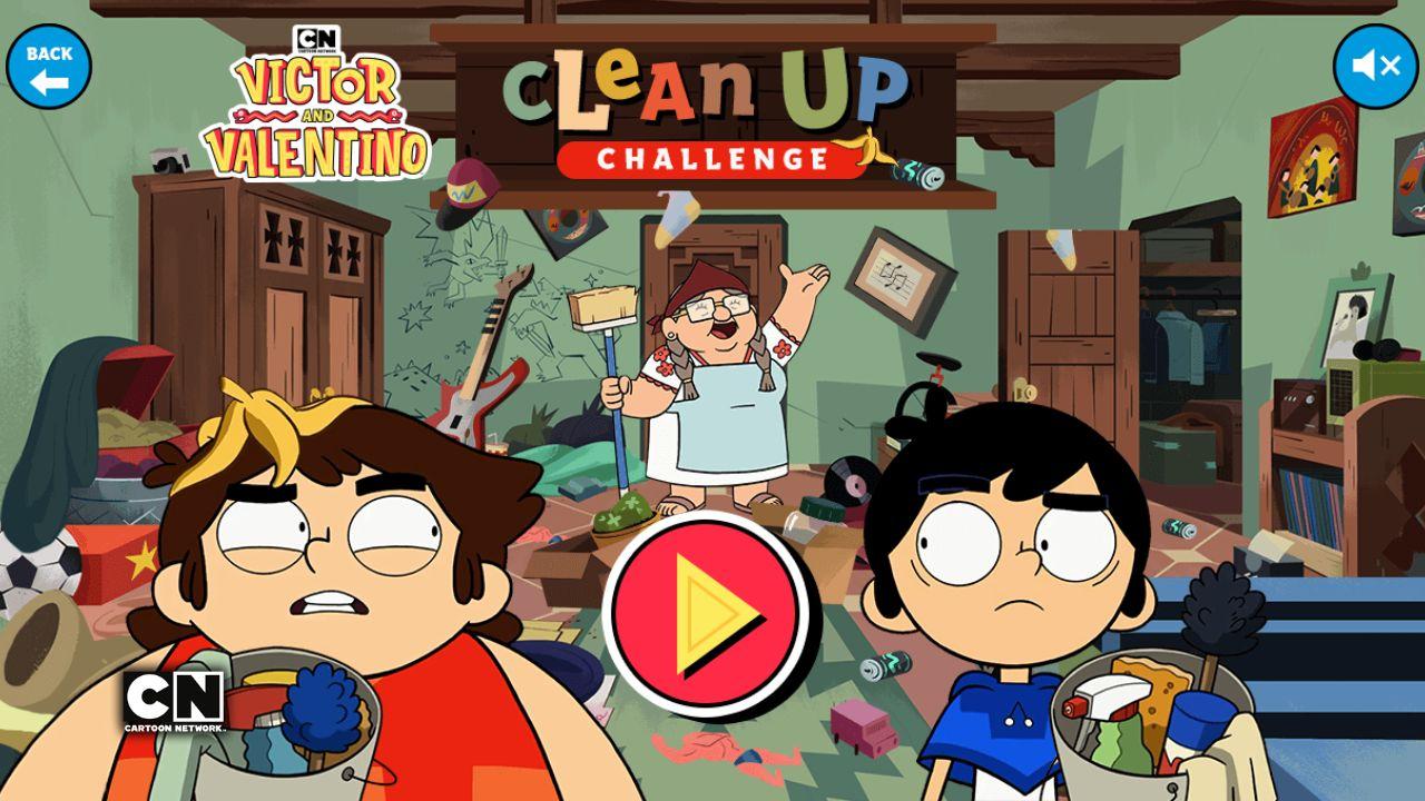 Victor and Valentino Clean Up Challenge - Play Cartoon Network Games: The Great Hero Odyssey