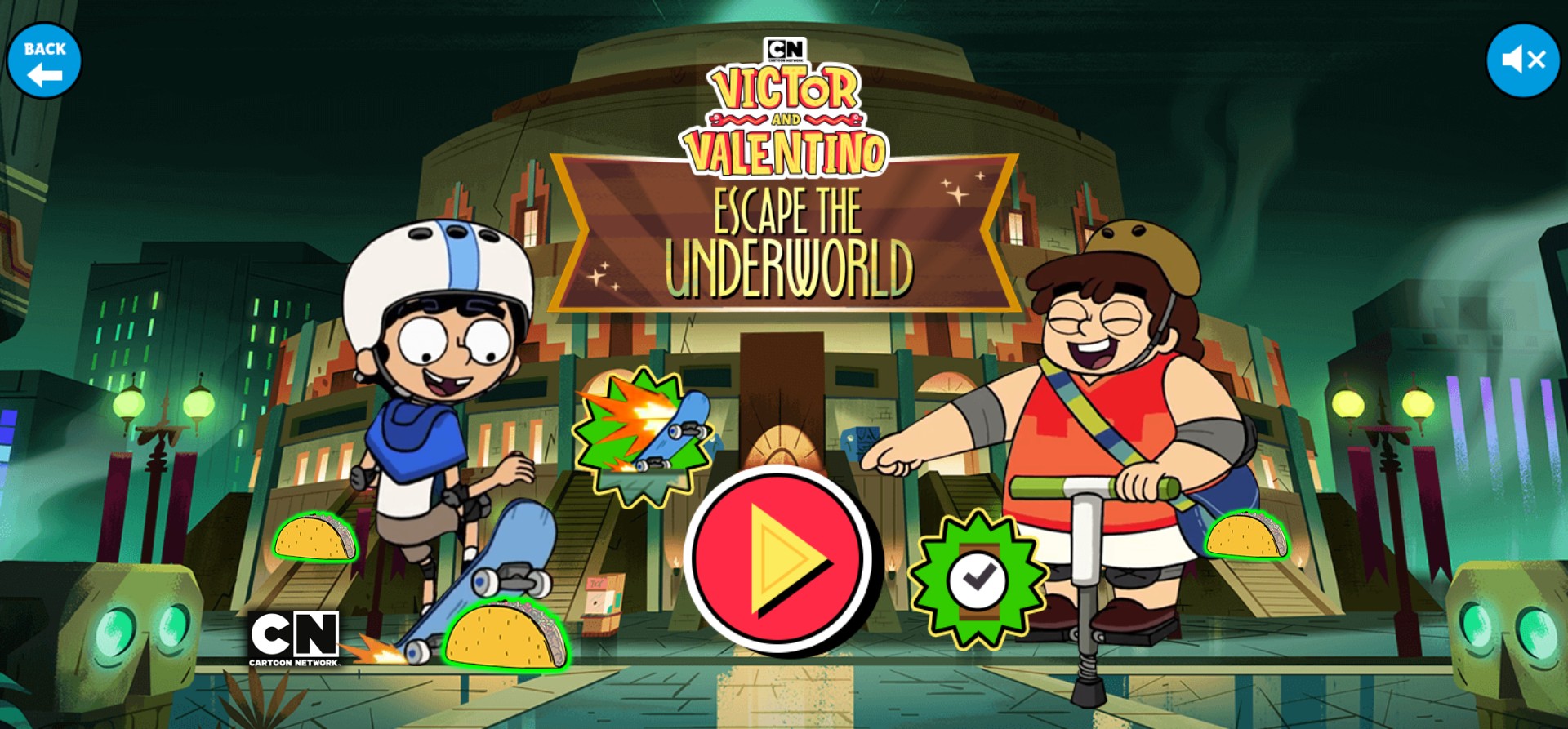 Victor and Valentino Escape the Underworld - Cartoon Network Adventure: The Secret Saga