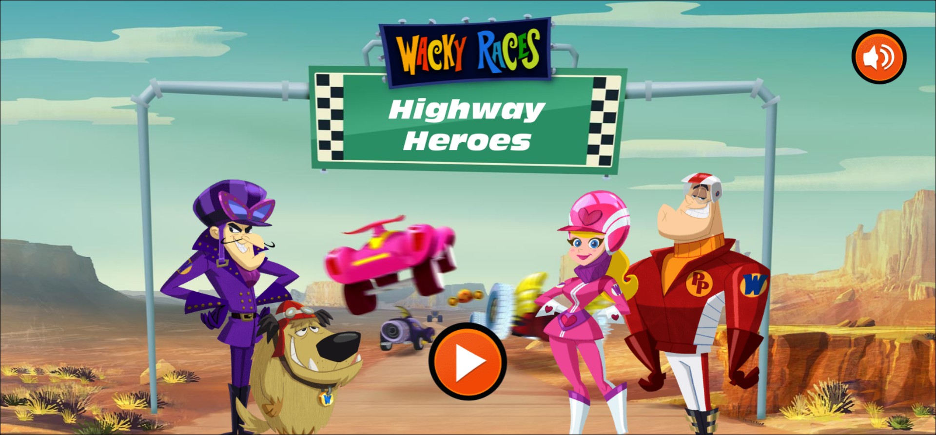 Wacky Races Highway Heroes - Play Online Cartoon Network Racing: Galactic Fun Edition