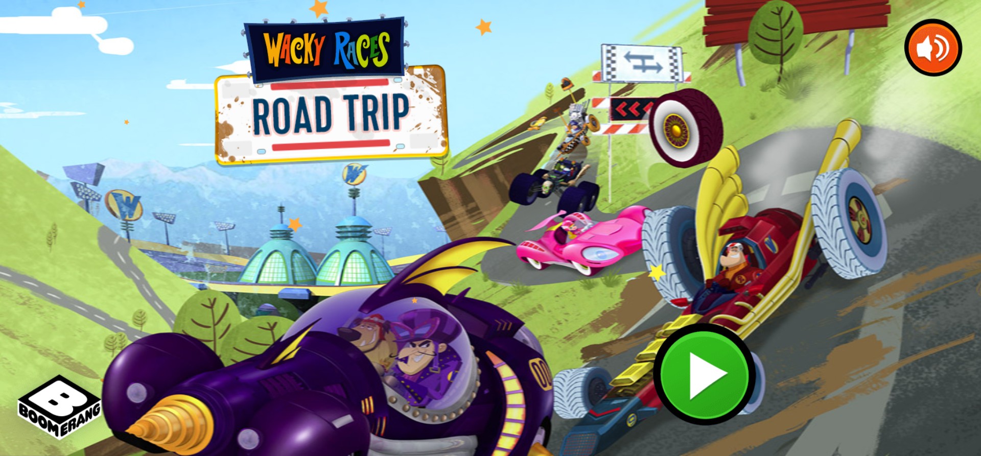 Wacky Races Road Trip - Online Cartoon Racing: Pixel Perfect Edition