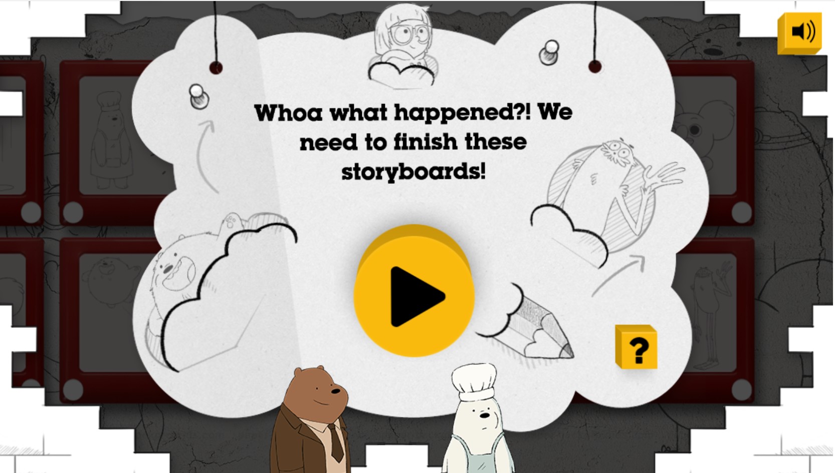 We Bare Bears Storyboard Creator: Premium Arcade Edition