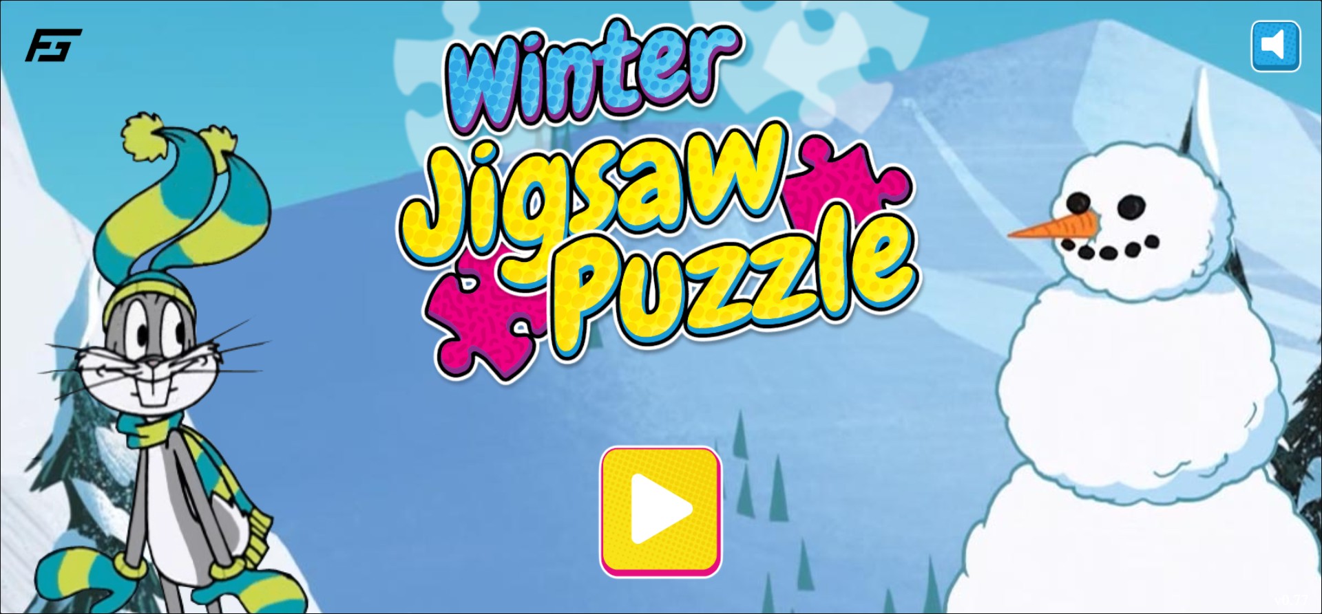Winter Jigsaw Puzzle Game featuring Bugs Bunny: The Ultimate Hero Saga