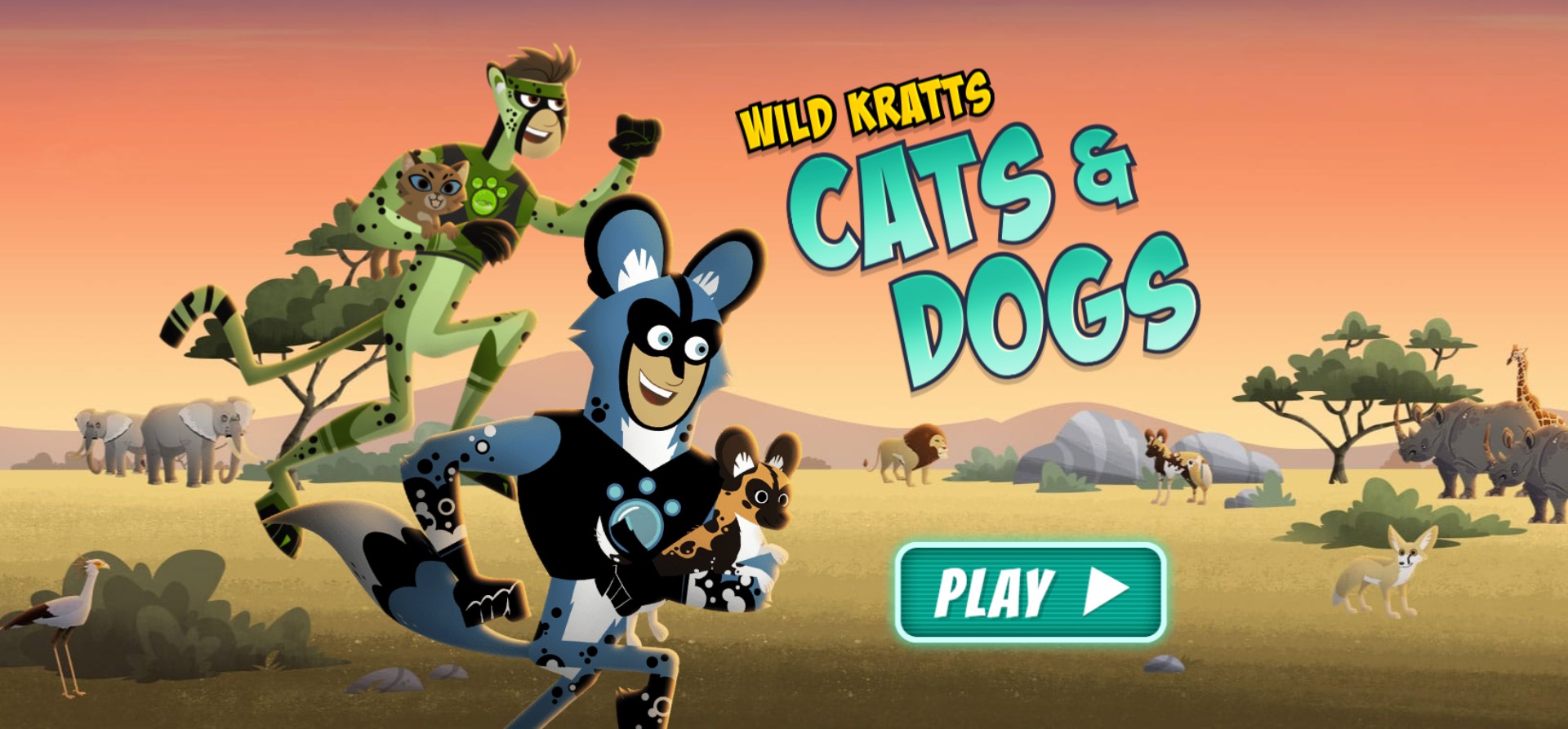 Wild Kratts Cats and Dogs: Premium Arcade Edition